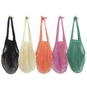 🎀 Mesh French Style Long Handle Shopping Tote 🛍